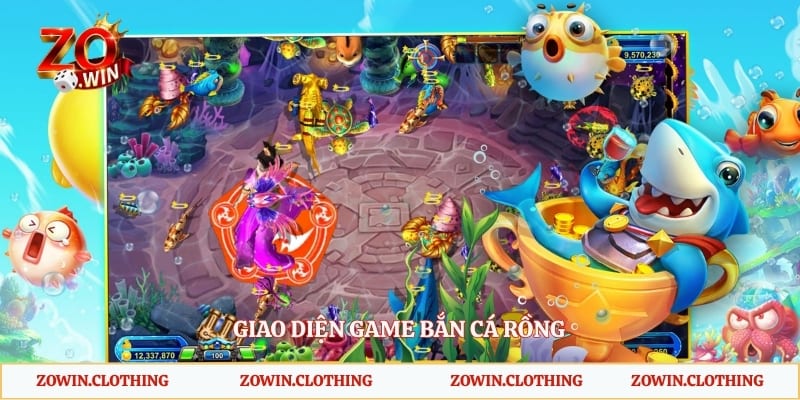 Giao diện game bắn cá Rồng