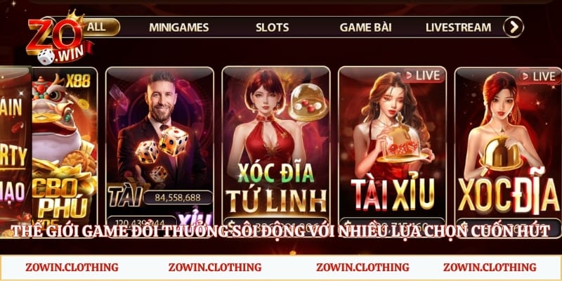 Thế giới game đổi thưởng sôi động với nhiều lựa chọn cuốn hút